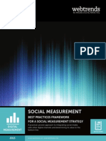 Social Measurement: Best Practices Framework For A Social Measurement Strategy