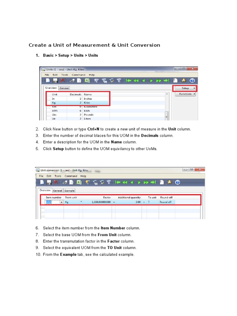 Creating Equivalent Units of Measure | PDF
