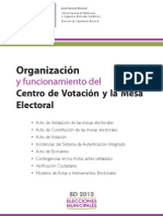 Rotafolio Organización y Funcionamiento Del Centro de Votación y La Mesa Electoral DEFINITIVO