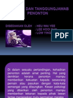 Peranan Dan Tanggungjawab Penonton