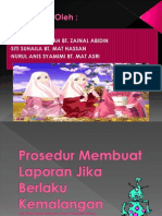 Prosedur Membuat Laporan Jika Berlaku Kemalangan