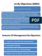 Management by Objectives (MBO)