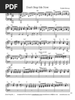 Don t Stop Me Now PDF Piano
