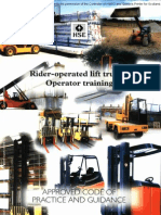Approved Code of Practice: Lift Truck Operator Training