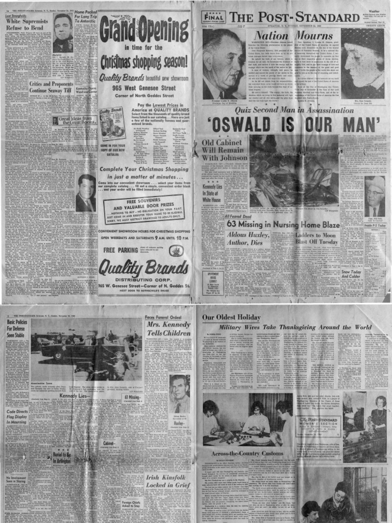 The Post Standard, Syracuse, NY | PDF | Thanksgiving Dinner | Thanksgiving