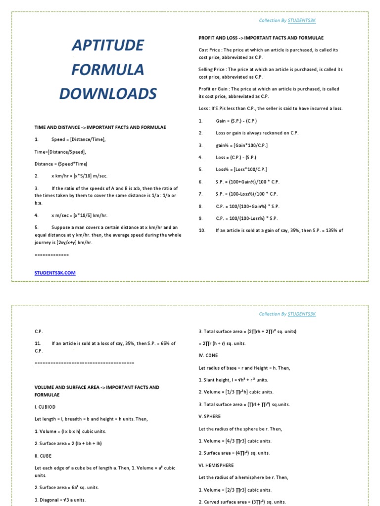 aptitude-formula-downloads-volume-sphere