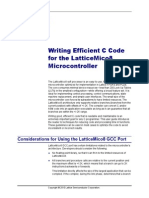 Writing Efficient CCodeforthe Lattice Mico 8 Microcontroller