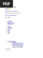 Download Mysql Queries by rounaq786 SN19321407 doc pdf