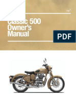 Classic 500 Owners Manual - Feb 2012