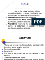 Place: Accessibility Refers To The Ease and