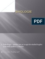 Curs 9 - Psihologie