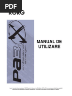 Download PA3X manual limba romana by Bogdan Zamfir SN193234917 doc pdf