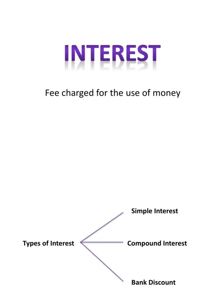 Fee Charged For The Use of Money | PDF | Compound Interest | Interest