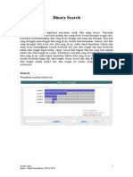 Binary search adalah algoritma pencarian 