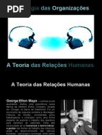 Teoria das relações humanas apresentação1