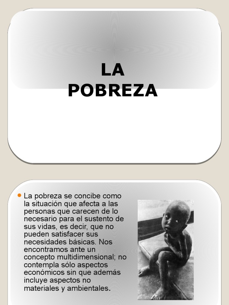 Causas y Soluciones a la Pobreza Global | PDF | Pobreza | Pobreza e ...