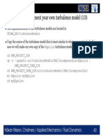 Implement Turbulence Model