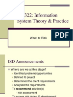 FIT322: Information System Theory & Practice: Week 8: Risk