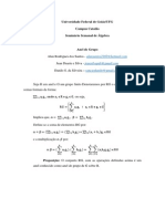 Seminário de Álgebra