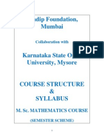 SyllabusMSc Mathematics