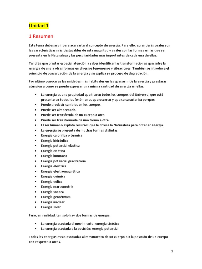 Unidad 1 Unidad 2 | PDF