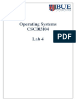 Operating Systems CSCI03I04 Lab 4