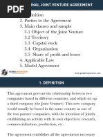 Download INTERNATIONAL JOINT VENTURE AGREEMENT SAMPLE by Global Negotiator SN193284965 doc pdf