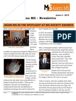 Asian MS Newsletter - 2013 - Issue 4