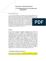 Tenti Fanfani - Civilización y Descivilización