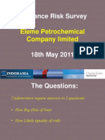 Insurance Risk Survey: Eleme Petrochemical Company Limited