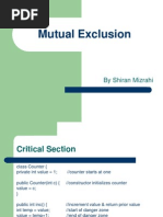 Mutual Exclusion