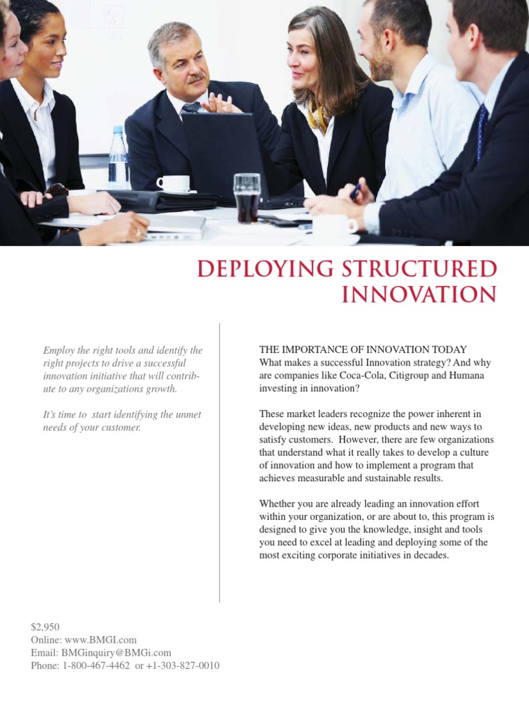 Structured Innovation for Business Growth | PDF | Innovation ...