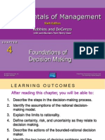 Fundamentals of Management: Foundations of Decision Making