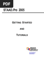 Getting Started STAAD 2005