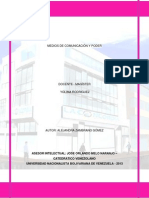 Medios de Comunicación y Poder