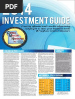 Central Missouri Newspaper 2014 Rate Card
