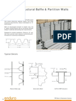 Eduro D Structural Baffle - Partition Walls Data Sheet