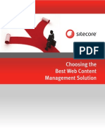 Choosing The Best Web Content Management Solution: White Paper