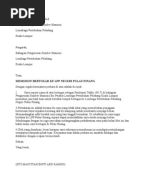 Contoh Surat Permohonan Pertukaran