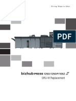 Bizhub Press 1250 1250p 1052 Oru M Replacement en 1 1 0