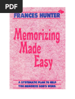 Download Memorizing Made Easy  by Charles and Frances Hunter SN193383271 doc pdf