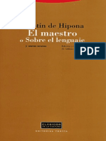 El Maestro o Sobre el Lenguaje - San Agustín.pdf