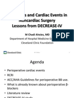 β-Blockers and Cardiac Events in Noncardiac Surgery