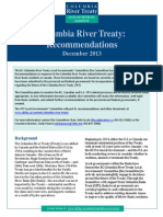 Columbia River Treaty Local Governments' Committee Columbia River Treaty Recommendations