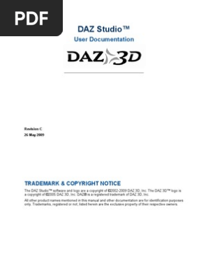 Daz Studio 3 User Guide Pdf Reflection Physics 3 D Computer Graphics