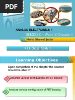 Analog Electronics II Week 3 Chp 2 (Dc Biasing)