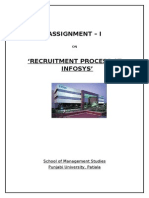 33647329 Selection and Recruitment Process at Infosys