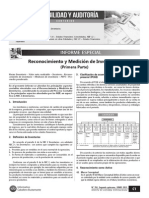 Reconocimiento y Medición de Inventarios