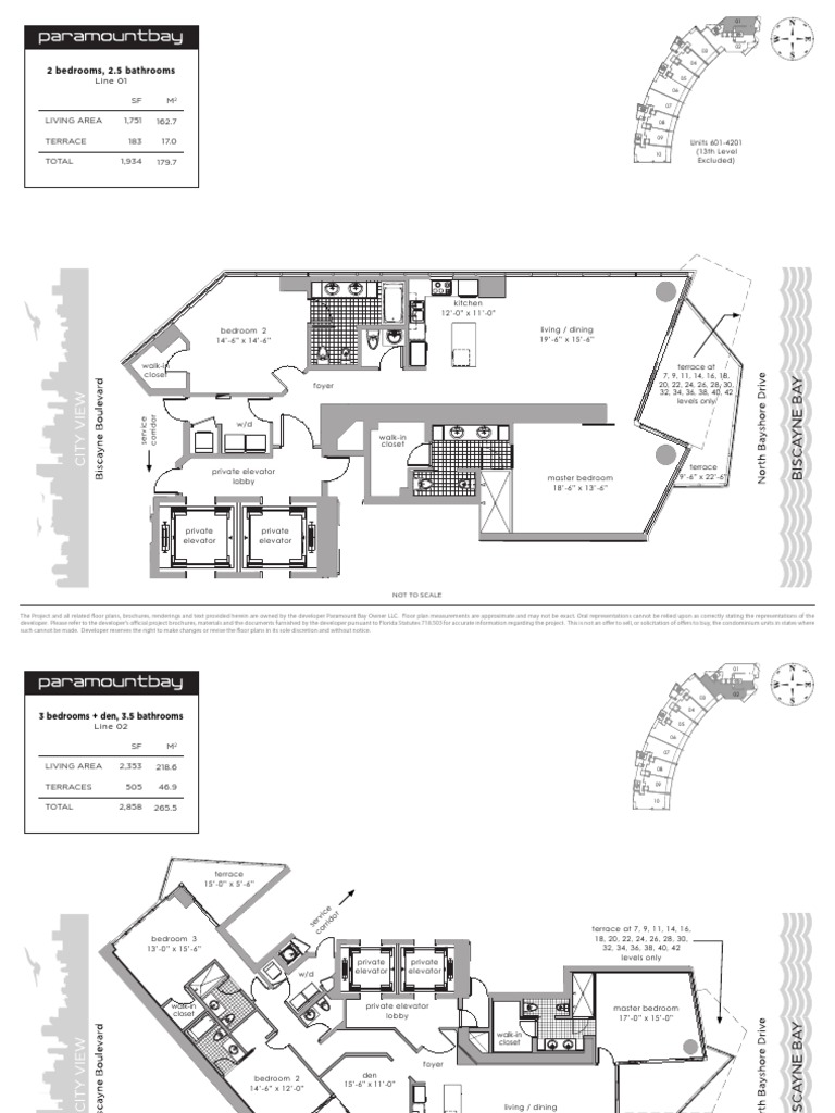 Paramount Bay Floor Plans | PDF | Bedroom | Condominium