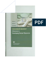 International Journal of Advances Devoloping Human Resources